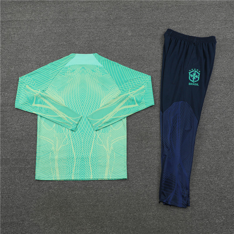 Bràzil Dark Blue and Green Tracksuit