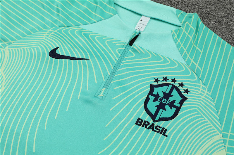 Bràzil Dark Blue and Green Tracksuit