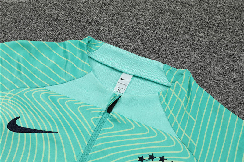 Bràzil Dark Blue and Green Tracksuit