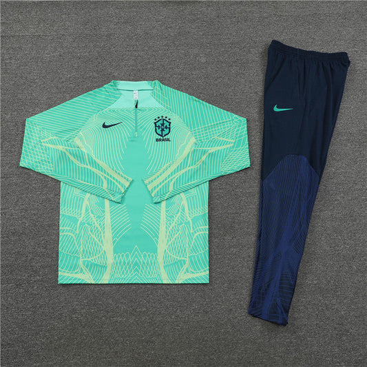 Bràzil Dark Blue and Green Tracksuit